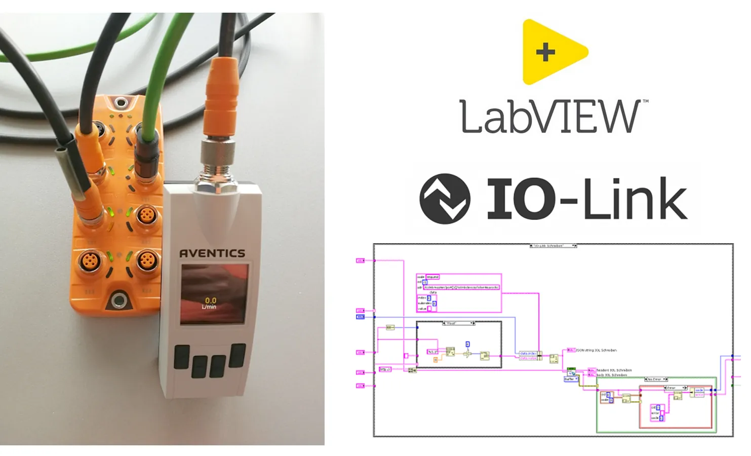 LabVIEW und IO-Link - flexible Anbindung von Sensoren und Aktoren