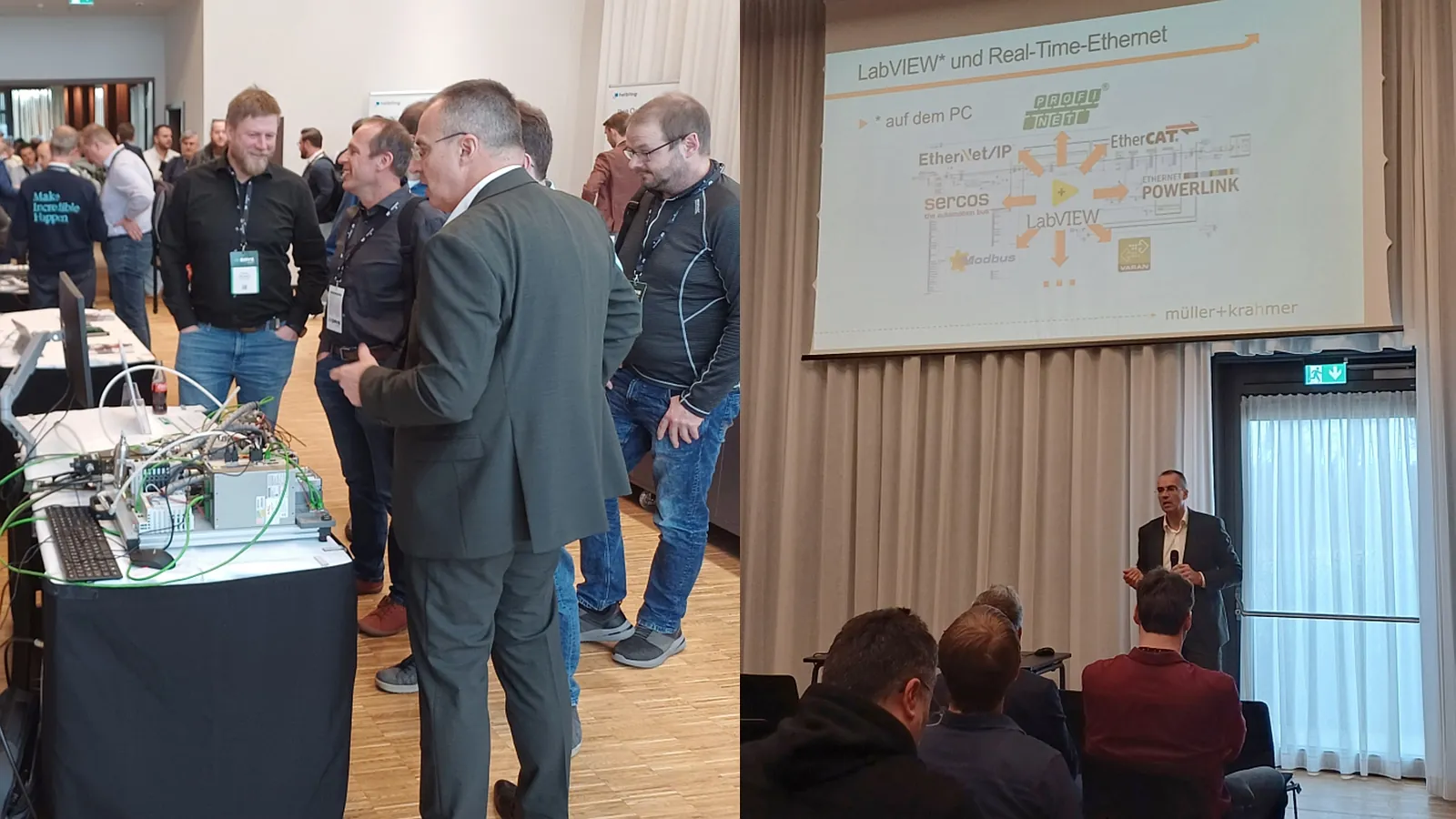 Feldbusse und Echtzeit-Erweiterungen für LabVIEW und DIAdem – Danke für viele tolle Gespräche auf den NI Days 2025