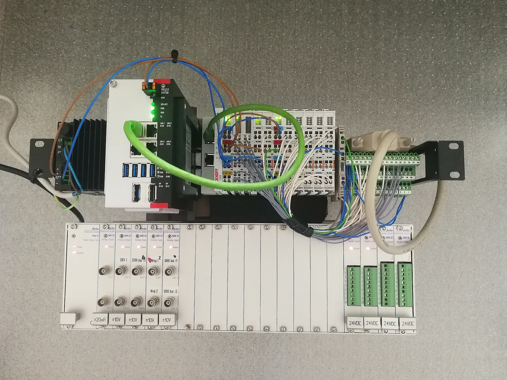 Retrofit for our DIAdem-based pneumatic test benches