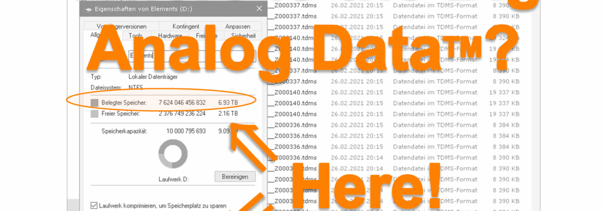 Where is the big analogue data? NI DIAdem